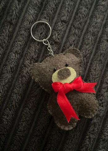 Kahverengi Ayıcık Figürlü Anahtarlık - Görsel 5