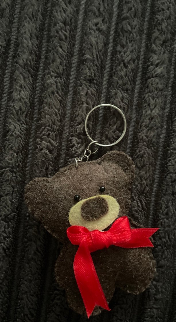 Kahverengi Ayıcık Figürlü Anahtarlık - Görsel 3