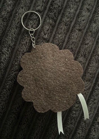 Kahverengi Kürklü Aslan Figürlü Anahtarlık - Görsel 4