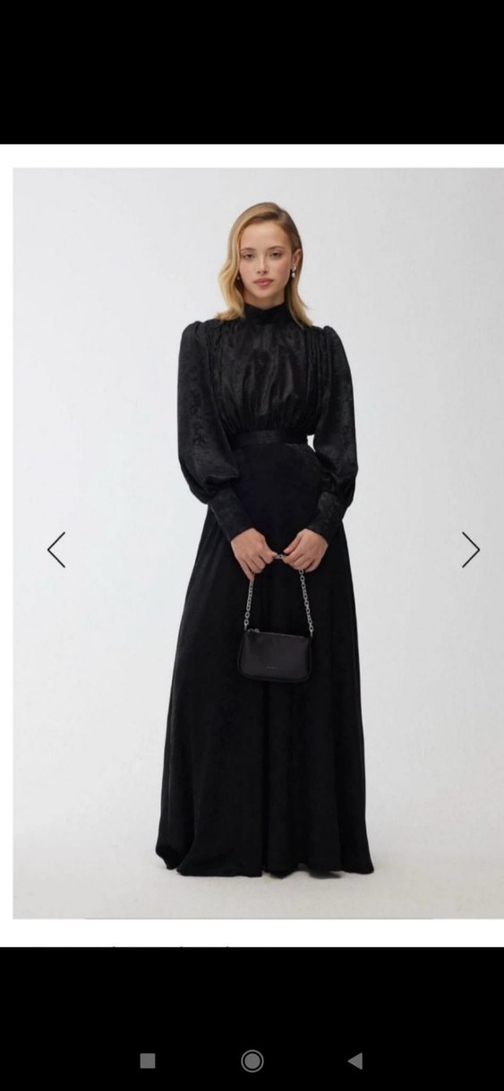 Manuka siyah abiye elbise - Görsel 2