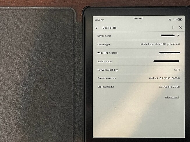 Diğer Kindle Paperwhite 5 (11. Nesil)