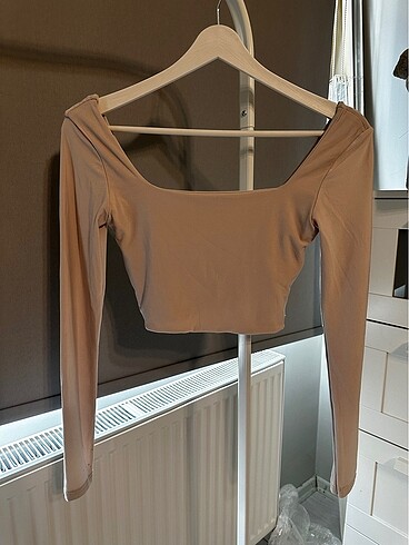 s Beden UZUN KOLLU CROP TOP
