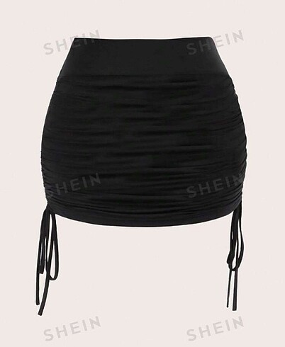 Sheinside shein siyah ipli etek