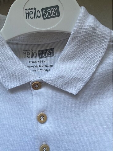 HelloBaby Çıtçıtlı 2 yaş Polo yaka tshirt