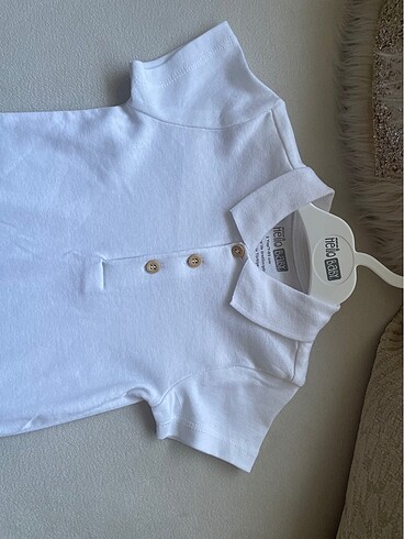 18-24 Ay Beden Çıtçıtlı 2 yaş Polo yaka tshirt