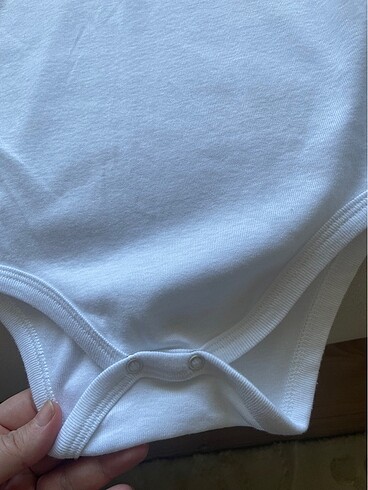 18-24 Ay Beden beyaz Renk Çıtçıtlı 2 yaş Polo yaka tshirt
