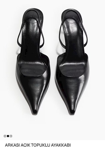 38 Beden siyah Renk H&M Siyah Kadın Stiletto