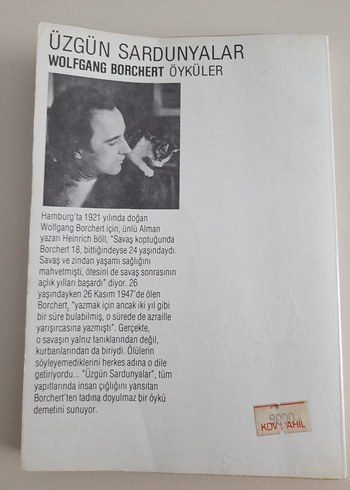 Üzgün Sardunyalar - Wolfgang Borchert Öyküler - Görsel 2