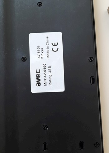 Avec Siyah Kablolu Klavye - Görsel 2