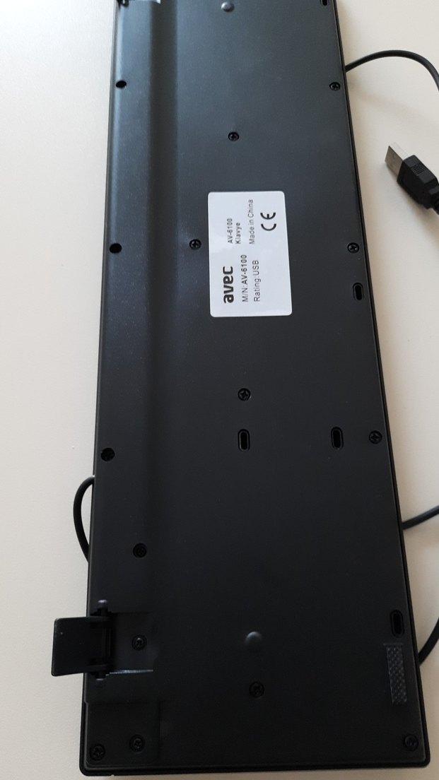 Avec Siyah Kablolu Klavye - Görsel 3