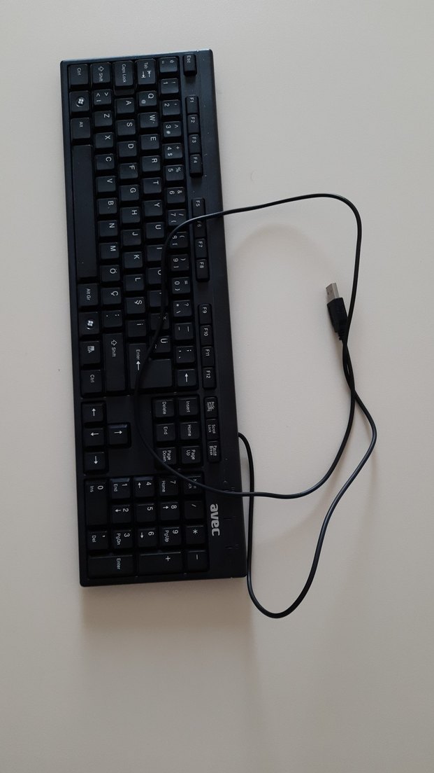 Avec Siyah Kablolu Klavye - Görsel 4