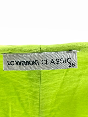 38 Beden yeşil Renk LC Waikiki Uzun Elbise %70 İndirimli.