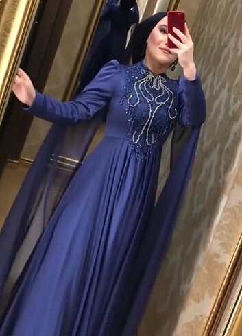 Diğer Lacivert abiye