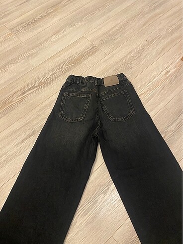 Taşlı zara kız çocuk siyah jean - Görsel 2