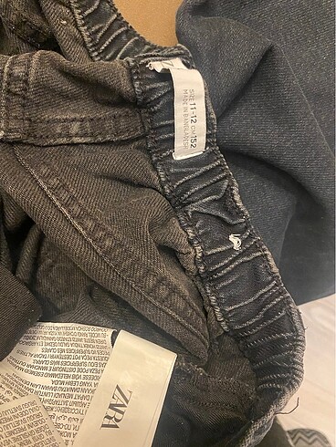 Taşlı zara kız çocuk siyah jean - Görsel 3