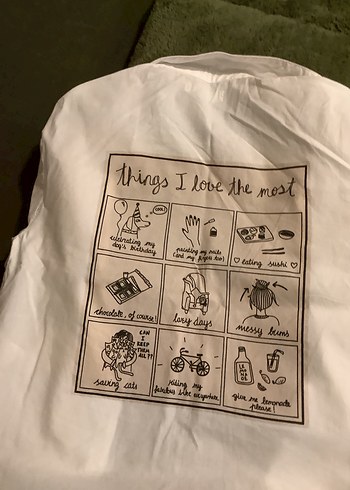 Beyaz Pamuklu Düğmeli Kısa Kollu Gömlek - Görsel 2