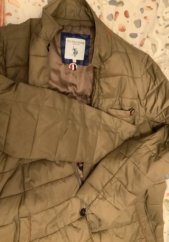 Bej Erkek Fermuarlı Ceket - Görsel 2