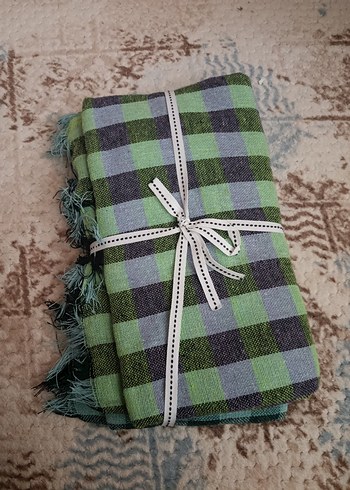 Çok Renkli Ekose Desenli sofrabezi - Görsel 2