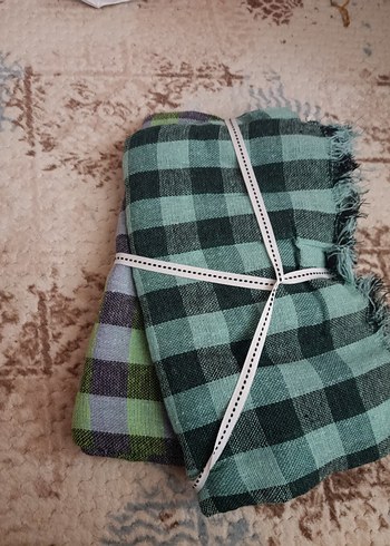 Çok Renkli Ekose Desenli sofrabezi - Görsel 3