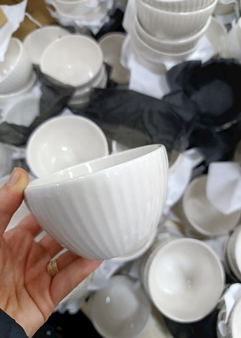 Beyaz 6 li kase - Görsel 2