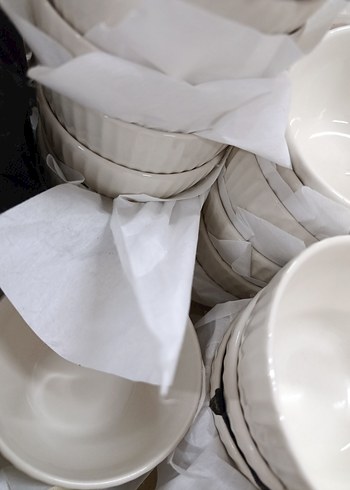 Beyaz 6 li kase - Görsel 5