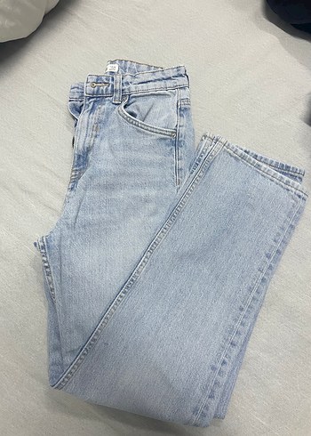 Pastel Mavi Kadın Denim Pantolon