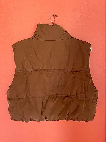 l Beden h&m crop yelek mont