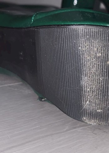 Yeşil Rugan Platform Çizme - Görsel 8