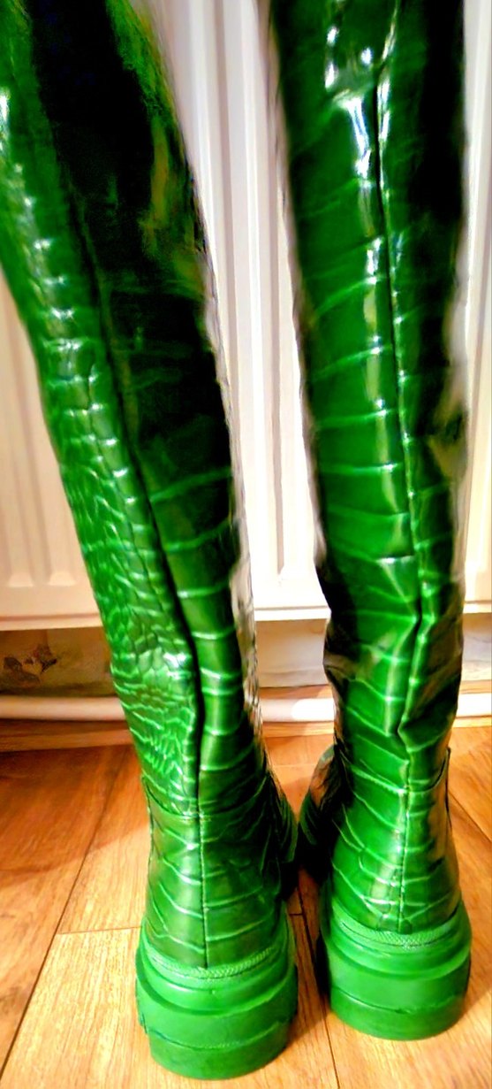 Rugan Krokodil Desenli Çizme - Görsel 4