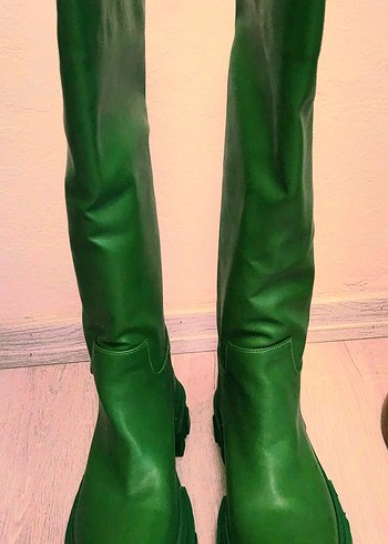 2026 nın Moda Rengi Yeşil Çizme - Görsel 8