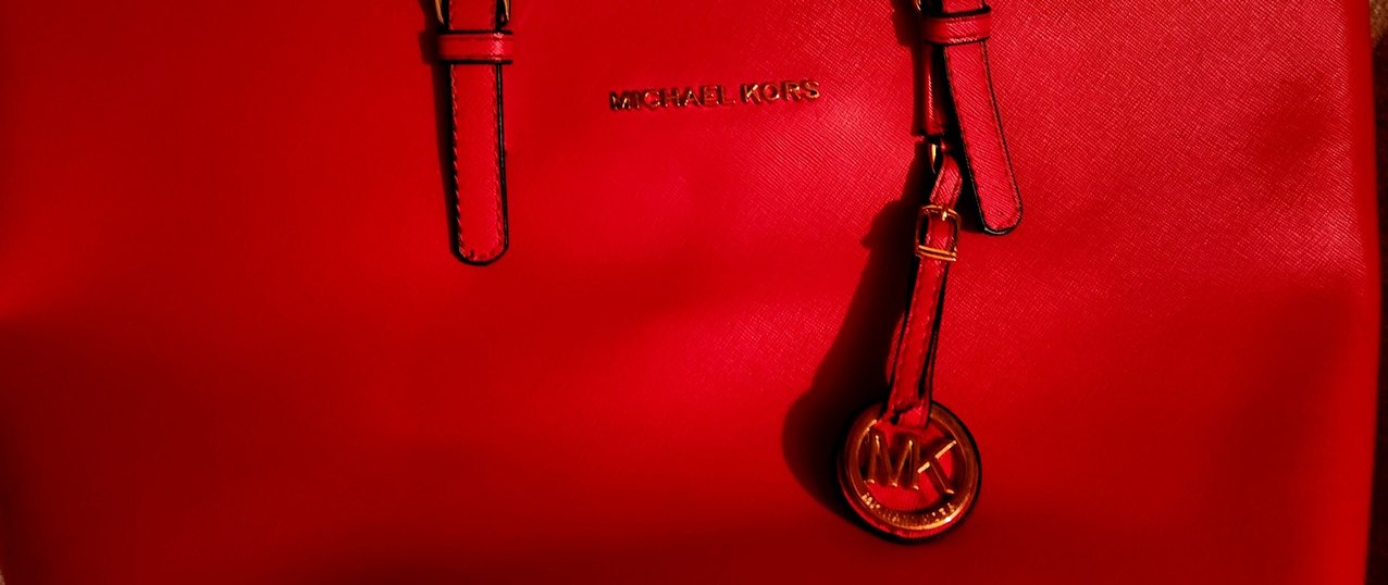 Michael Kors Kırmızı Çanta Cüzdan Takım - Görsel 5