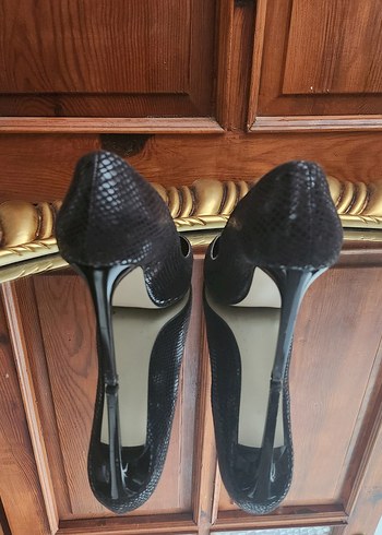 Krokodil Desenli Taba Stiletto(+1 Hediyeli) - Görsel 7