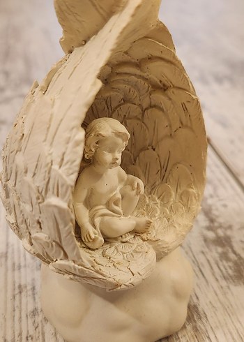 3lü Melek Işıklı Biblo Seti - Görsel 8