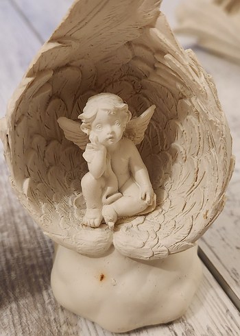 3lü Melek Işıklı Biblo Seti - Görsel 7