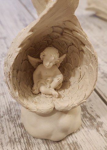 3lü Melek Işıklı Biblo Seti - Görsel 10