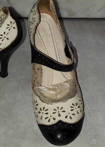 Vintage Nakış Desenli Deniz Akkaya ayakkabısı - Görsel 7