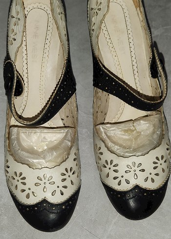 Vintage Nakış Desenli Deniz Akkaya ayakkabısı - Görsel 3