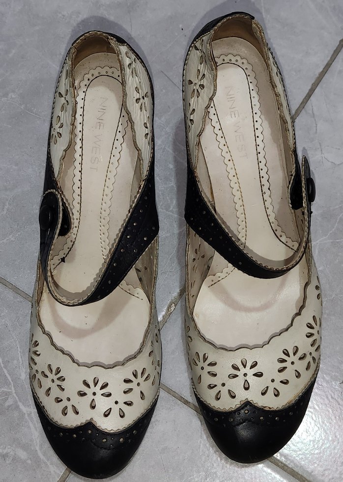 Vintage Nakış Desenli Deniz Akkaya ayakkabısı - Görsel 4