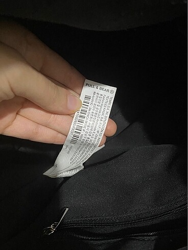 Beden siyah Renk Pull and bear mini tote çanta