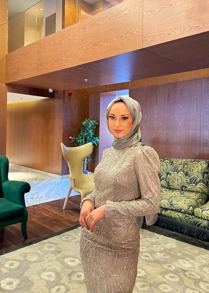 Gri kalem abiye - Görsel 2