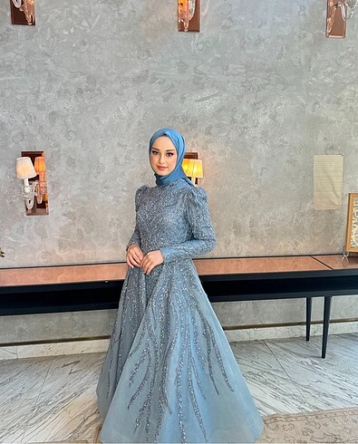 Kabarık prenses model abiye