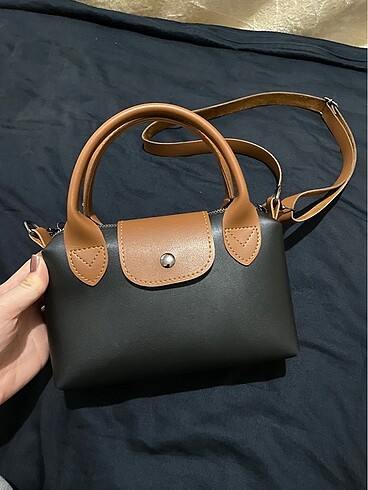 Beden siyah Renk Longchamp muadili çanta