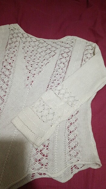 İnce delikli kazak - Görsel 3