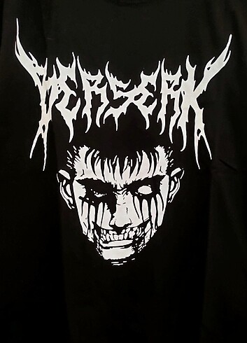 Diğer Berserk Anime baskılı t-shirt