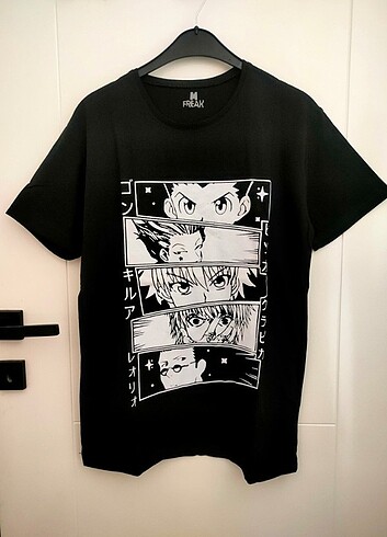 HunterXHunter Anime baskılı t-shirt 