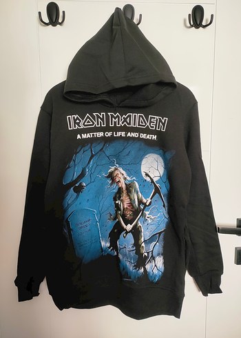 Iron Maiden Baskılı Metal Sweatshirt