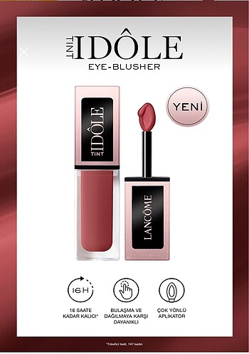 Lancome Idôle Tint Çok Yönlü Likit Göz Fari & Allik 07 - Earth R