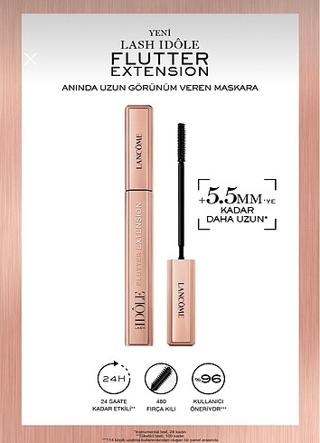 Lancome Lash Idôle Flutter Extension Uzun Kirpik Görünümü Veren 