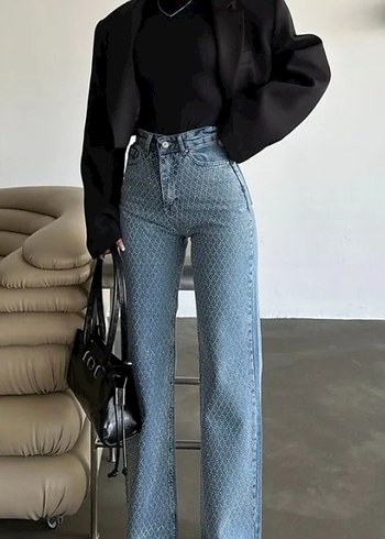 taşlı jean