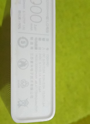 universal Beden beyaz Renk Xiaomi 20000 MAH Powerbank